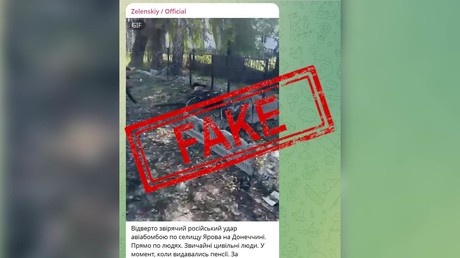 Une mise en scène au service de la propagande : Zelensky invente un bombardement qui n'a jamais eu lieu