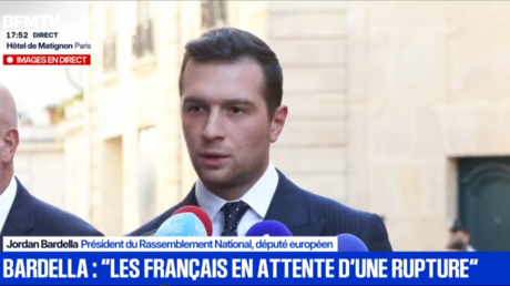 Bardella avertit Lecornu : «il tombera» si la politique actuelle se poursuit