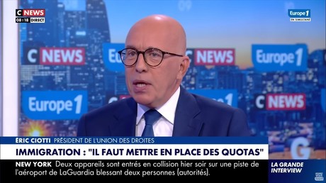 Pour Ciotti, les visas accordés aux étudiants algériens constituent une filière d’immigration légale