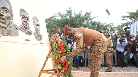 Le président burkinabè rend hommage à Thomas Sankara à la 38e commémoration de son assassinat