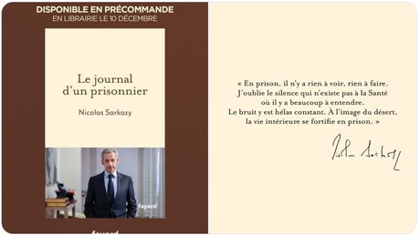 «Le journal d’un prisonnier», le nouveau livre de Nicolas Sarkozy