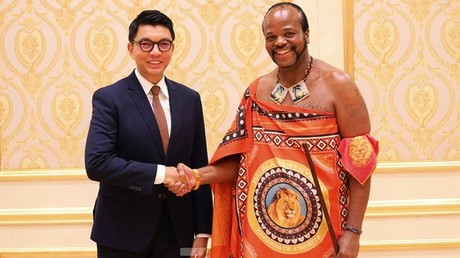 Madagascar : l’ex-président Rajoelina reçu par le roi Mswati III en Eswatini